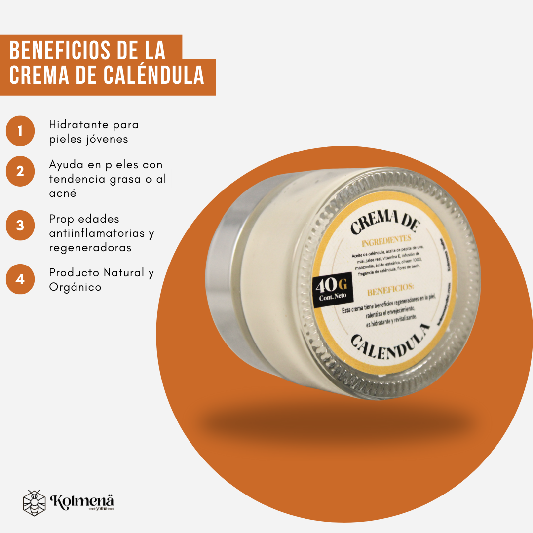 Crema facial de Caléndula - Image 3